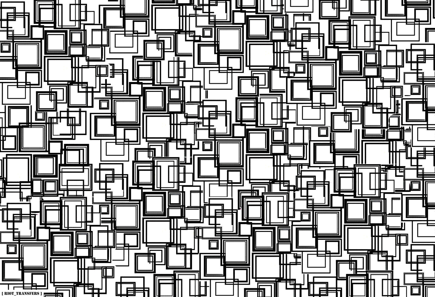 16 Squares On Squares Underglaze Transfer Sheet