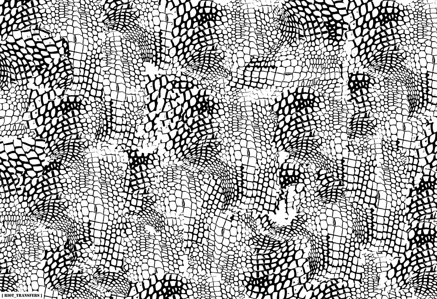 17 Croc Skin Underglaze Transfer Sheet